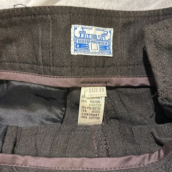 Women’s DIESEL genie dress pants. Size 28. - Picture 6 of 9
